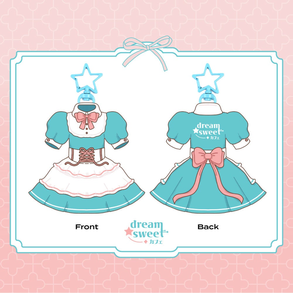 pastel maid dress Puppy Maid Cosplay Dress Pink Blue Cotton Candy Kawaii Babe Pink/Blue / 4XL